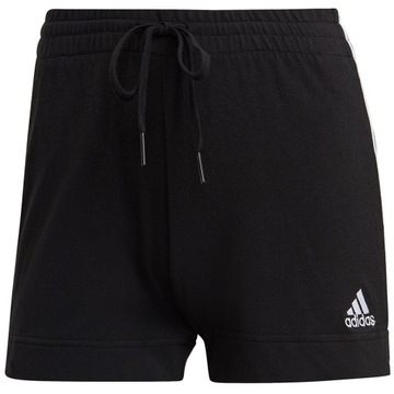 XS Spodenki damskie adidas Essentials Slim Shorts czarno-białe GM5523 XS