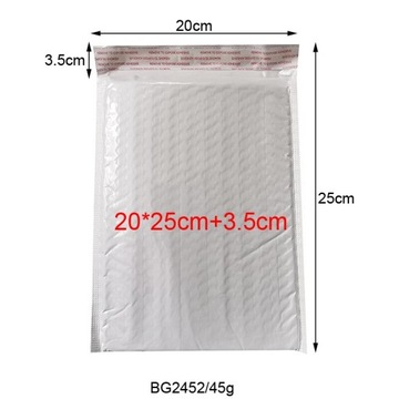 Styl 20x25 cm O różnych specyfikacjach Biała torba