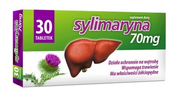 Sylimaryna 70 mg 30 tabletek MBM Ostropest
