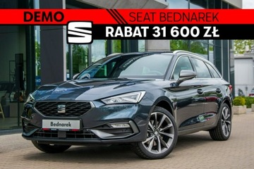 Seat Leon IV Sportstourer 1.5 eTSI (MHEV) 150KM 2024 Seat Leon Sportsourer FR 1.5 eTSI 150 KM DSG DEMO