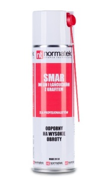 Smar do lin i łańcuchów z grafitem Normatek 500 ml