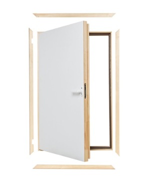 Drzwi strychowe kolankowe Fakro DWT 60x100 +listwy