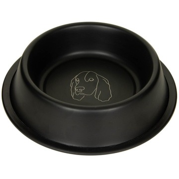 Miska Metalowa Dla Psa Na Gumie LASER DOG 2,84L