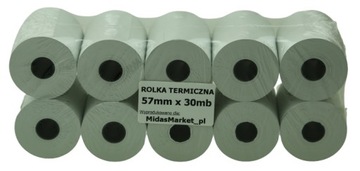 ROLKI KASOWE 57x30 DO KAS FISKALNYCH INNOVA