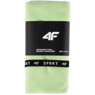 4F БЫСТРОСУХОЕ СПОРТИВНОЕ ПОЛОТЕНЦЕ 80X170CM ATOWU39 ЗЕЛЕНОЕ