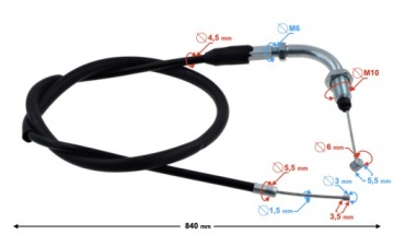Трос газа Barton Ranger ROMET OGAR 202