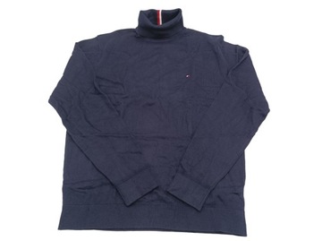 Tommy Hilfiger MW0MW28048, męski sweter z golfem, granatowy, r.XXL