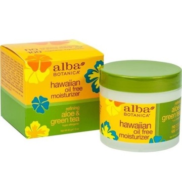 Nawilżający krem do twarzy oil-free Alba Botanica - Aloes i Zielona Herbata