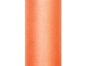 TIUL gładki POMARAŃCZOWY 0,3 x 9m Dekoracja