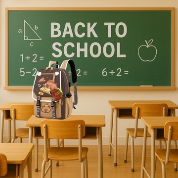 РЮКЗАК CAPIBARA ШКОЛЬНЫЙ ШКОЛЬНЫЙ ТАЛИСМАН ДЛЯ ДЕТЕЙ FR. КАПИБАРА