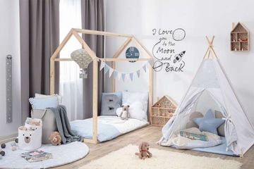 Yellow Tipi Poduszka Lucky Star pastelowy