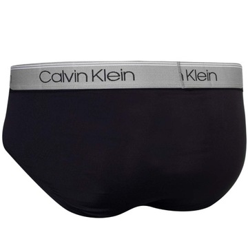 CALVIN KLEIN MAJTKI MĘSKIE SLIPY HIP BRIEF 3PK CZARNE r.M