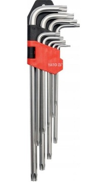 Klucze imbudowe torx z otworem T10-T50 YT-0512