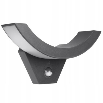 LAMPA LED Z CZUJNIKIEM RUCHU ZMIERZCHU 10W IP54