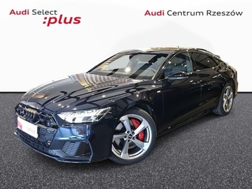 Audi A7 C8 Sportback Facelifting 3.0 55 TFSI 340KM 2025 Audi A7 Sportback skretna tylna os, kamery 360, head up, BO, hak, matrixy,