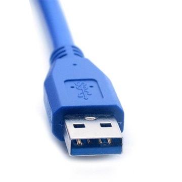 Стандартный кабель USB 3.0 типа A «папа» — B «папа» длиной 10 футов