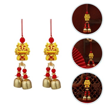 Красные украшения Винтаж Год Дракона Декор