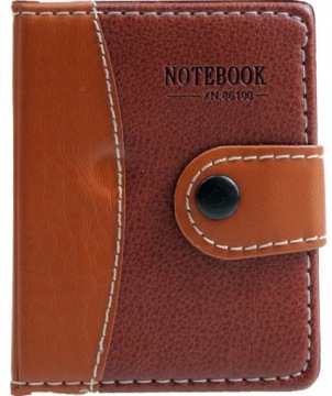 ZESTAW Notes ze Skóry Ekologicznej + Długopis 1szt