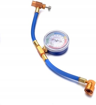 WĄŻ Z MANOMETR I ZAWOREM KLIMATYZACJI DO R134A