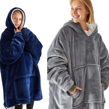 ТОЛСТОЕ ТВ-ОДЕЯЛО ТЕПЛЫЙ ФЛИСОВЫЙ СВИТШОТ ЦВЕТА МЕХОВОЕ МИЛОЕ ОДЕЯЛО СВИТШОТ ПОДАРОК