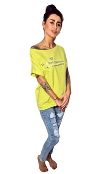 By o la la t-shirt DO WHAT YOU LOVE limonka S