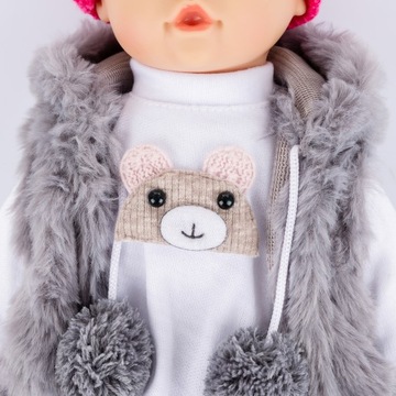 ИНТЕРАКТИВНАЯ КУКЛА KINDERPLAY ГОВОРИТ СМЕЕТСЯ ПЛАЧИТ ОДЕЖДА