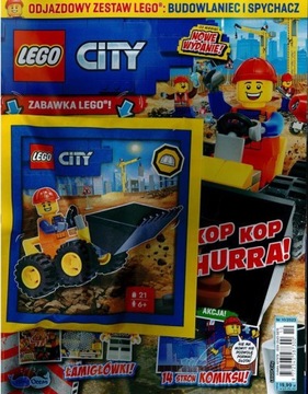 LEGO CITY 10 / 2023 + BUDOWLANIEC I SPYCHACZ