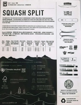 сплитборд Nitro Squash Split - Ассорти