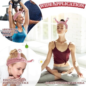 Повязка на голову в виде улитки, повязка на голову для макияжа в виде улитки, пушистая повязка на голову в виде улитки