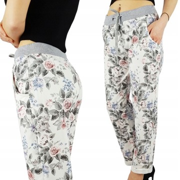 КОМФОРТНО - БРЮКИ - СПОТЫ - ЦВЕТЫ - Большие размеры - Размер