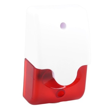 Przewodowy alarm stroboskopowy, migające światło 220 V, sygnał dźwiękowy