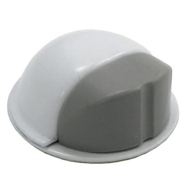 ODBÓJ STOPER DRZWI przyklajany Stal 50x22mm BIAŁY