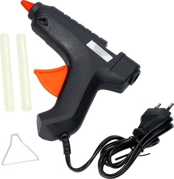 КЛЕВОЙ ПИСТОЛЕТ МАШИНА ДЛЯ ГОРЯЧЕГО СКЛЕЕНИЯ + 22 КЛЕЯ