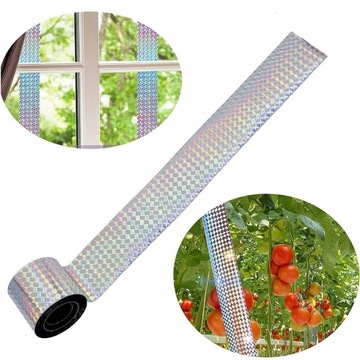 TAŚMA ODSTRASZAJĄCA PTAKI | 5cm / 50m | ODSTRASZACZ PTAKÓW DO OGRODU