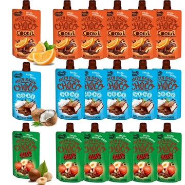 Łowicz AntyBaton Choco Mix musów 100 g x 18 sztuk