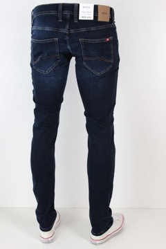 MUSTANG OREGON TAPERED SLIM SPODNIE JEANS _ W34 L36