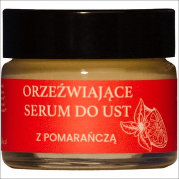 Serum balsam regenerujący do ust z pomarańczą