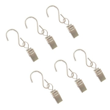 ZACISKI DO ZASŁON ZEWNĘTRZNE HACZYKI DO WIESZAKA 50