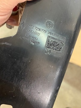 BMW I3 I01 VÝZTUHA NÁRAZNÍKU ZADNÍ 7296779