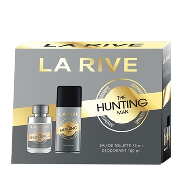 La Rive Hunting Man zestaw edt 75 ml + deo 150 ml