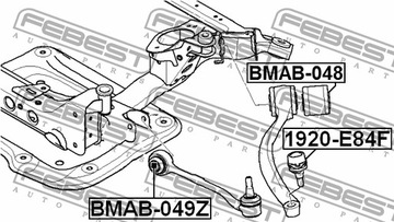 Поворотный кулак FEBEST 1920-E84F