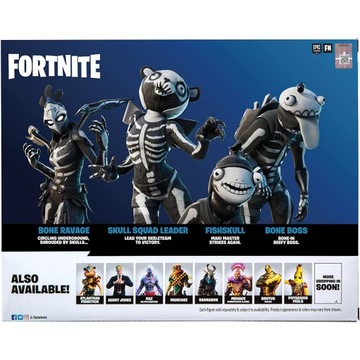 НАБОР FORTNITE 4 КОМПЛЕКТА RAVAGE БОСС ЛИДЕР РЫБНОГО ЧЕРЕПА