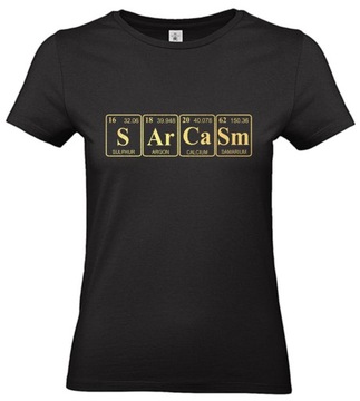 Koszulka SARKAZM SArCaSm CHEMIK Pierwiastki r.L
