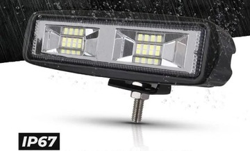 СВЕТОДИОДНАЯ ГАЛОГЕННАЯ РАБОЧАЯ ФАРА 36ВТ 9/12/24/32В НАБОР ИЗ 2 ШТ.