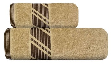 Ręcznik kąpielowy Orion z bordiurą 50x90 beż