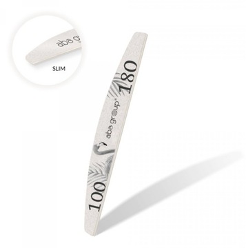 ABA GROUP PILNIK DO PAZNOKCI PÓŁKSIĘŻYC 100/180 SLIM