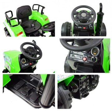 TRAKTOR NA AKUMULATOR Z PILOTEM/HL2788ZIELONY