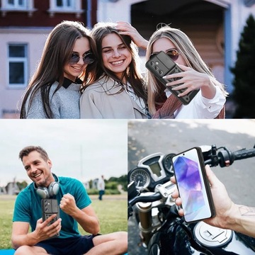 Etui do Samsung Galaxy A55 5G PANCERNE PLECKI RING 360°+ 2 x SZKŁO OCHRONNE
