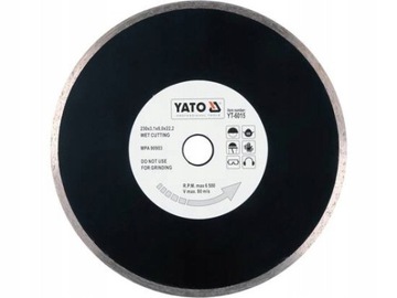 TARCZA DIAMENTOWA PEŁNA 230MM CERAMIKA YATO