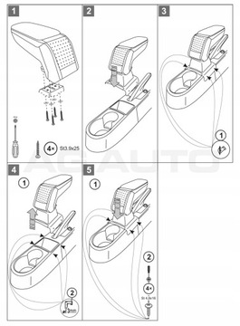 PODŁOKIETNIK STANDARD Seat Toledo, 2013->